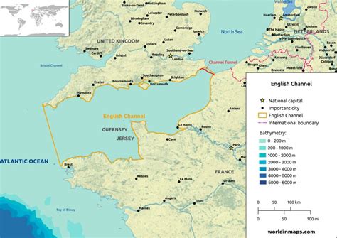 width of english channel miles.